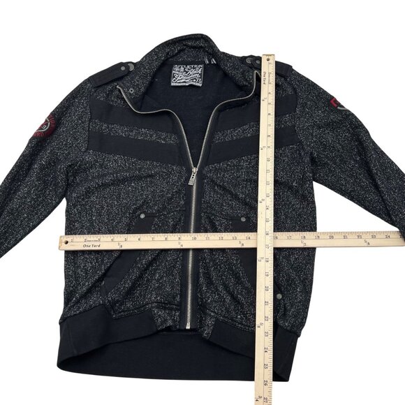 Affliction Black Premium Mens Zip-Up Jacket Size M - Picture 6 of 8